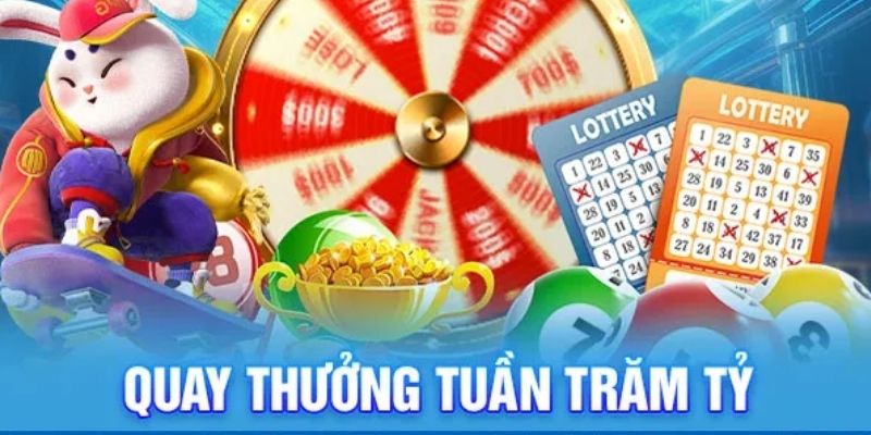 Quay thưởng tuần trăm tỷ được phát sóng vào mỗi thứ 5 hàng tuần